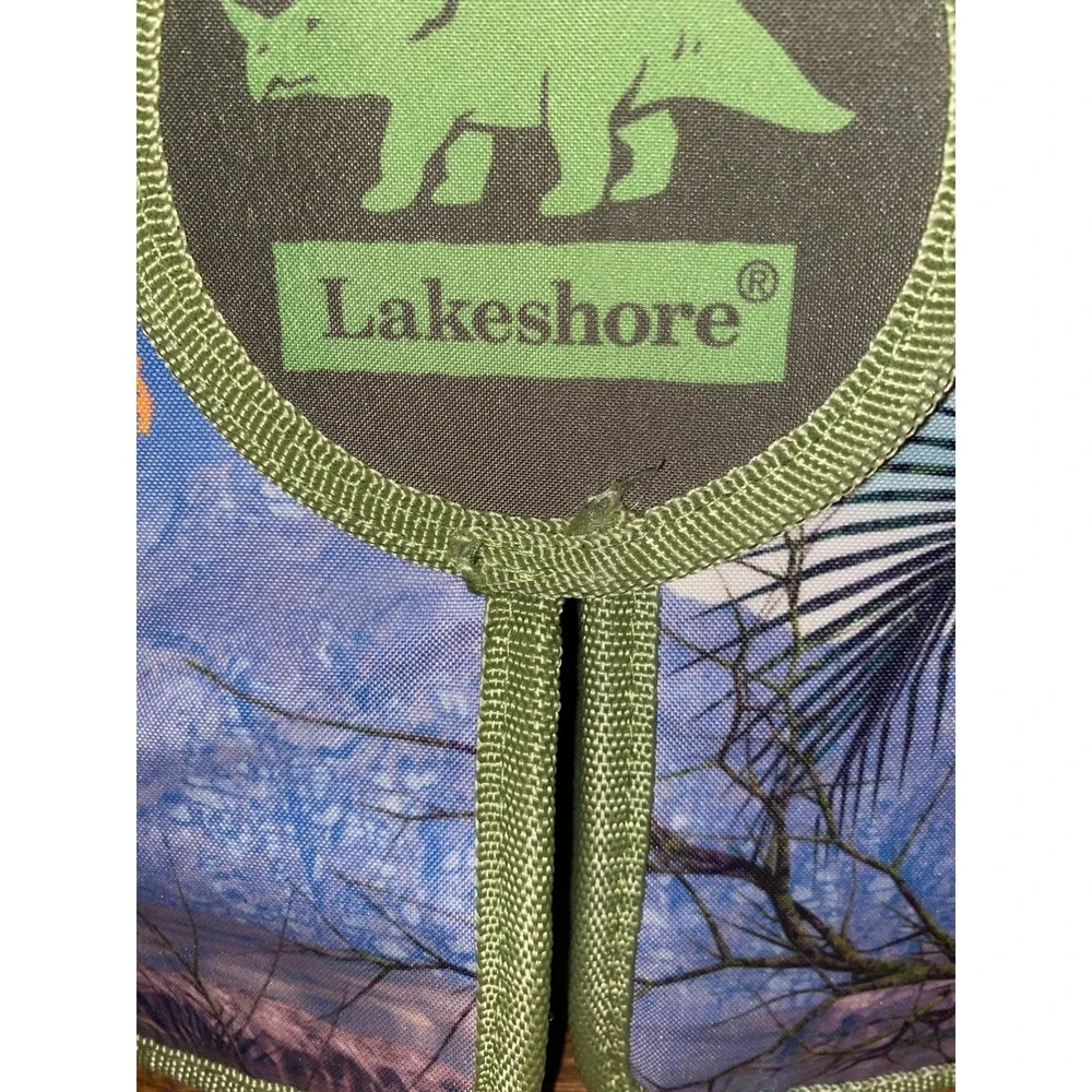 Lakeshore Dinosaur Volcano Fold Out Play‎ Mat Carry Case Kids Pretend Play